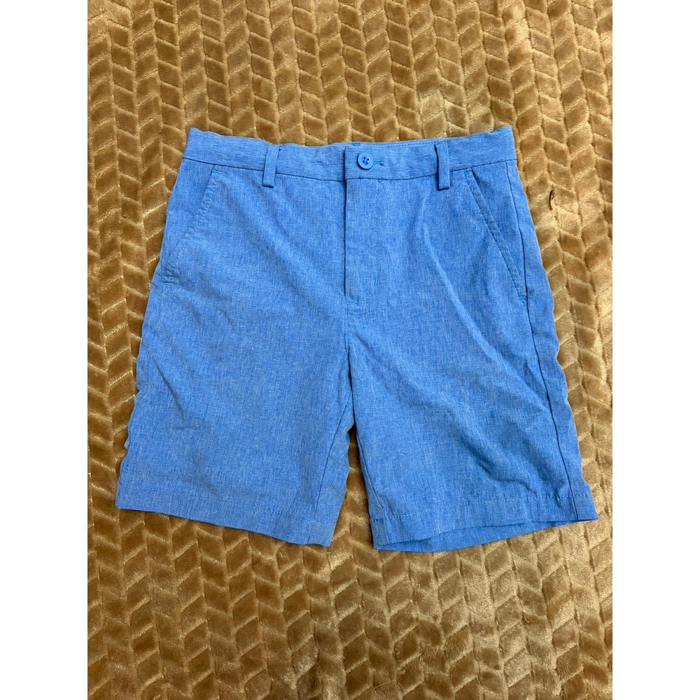 Vineyard Vines Performance Shorts Size 7 Boys Blue Heathered Golf Activewear